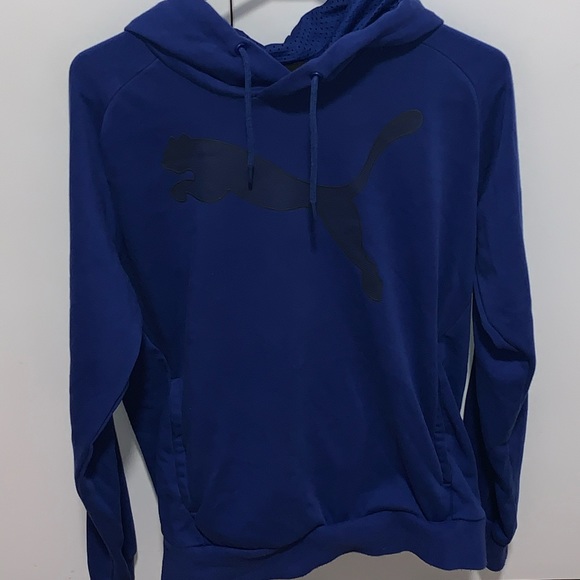 royal blue puma hoodie